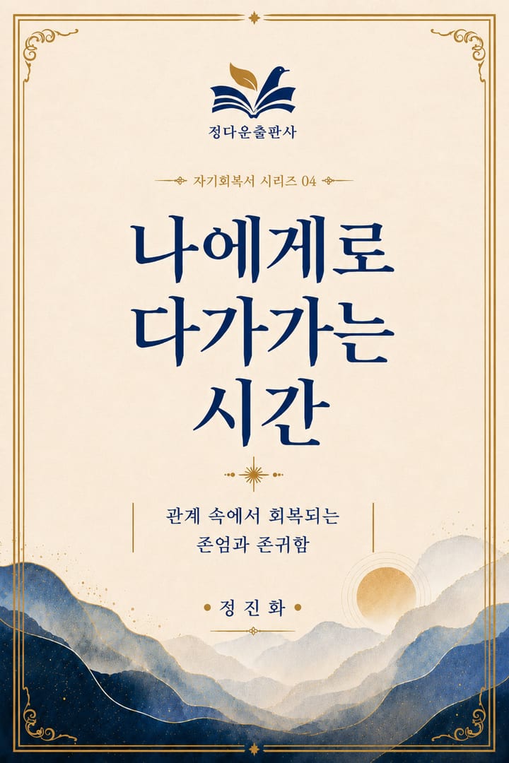 나에게로 다가가는 시간 04 표지 · 정진화 지음 · 정다운출판사